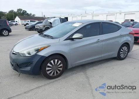 2016 Hyundai Elantra Se из США, поврежденный, VIN 5NPDH4AE9GH690761